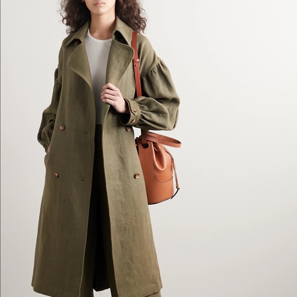 LOULOU STUDIOS Jackets & Blazers - LOULOU STUDIOS Pukapuka oversized linen coat